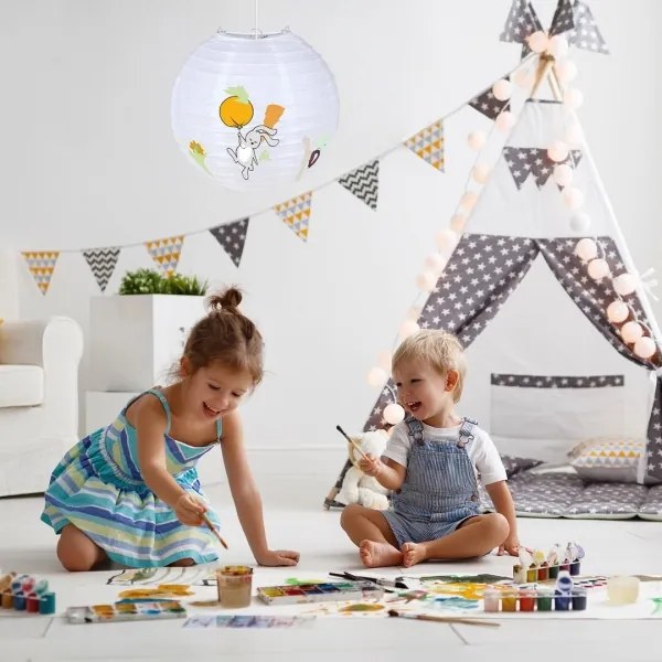 Rabalux 72410 - Paralume per bambini per lampadario HOPPLY max. 40W diametro 40 cm