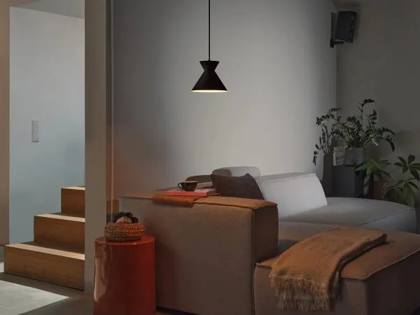 Osram - Lampada a sospensione con cavo DECOR WAIST 1xE27/40W/230V nero