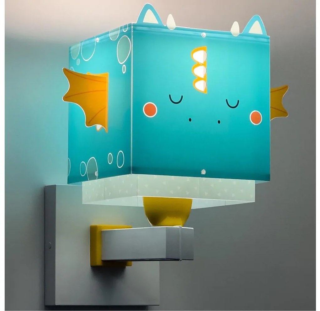 Dalber 64389 - Applique per bambini LITTLE DRAGON 1xE27/15W/230V