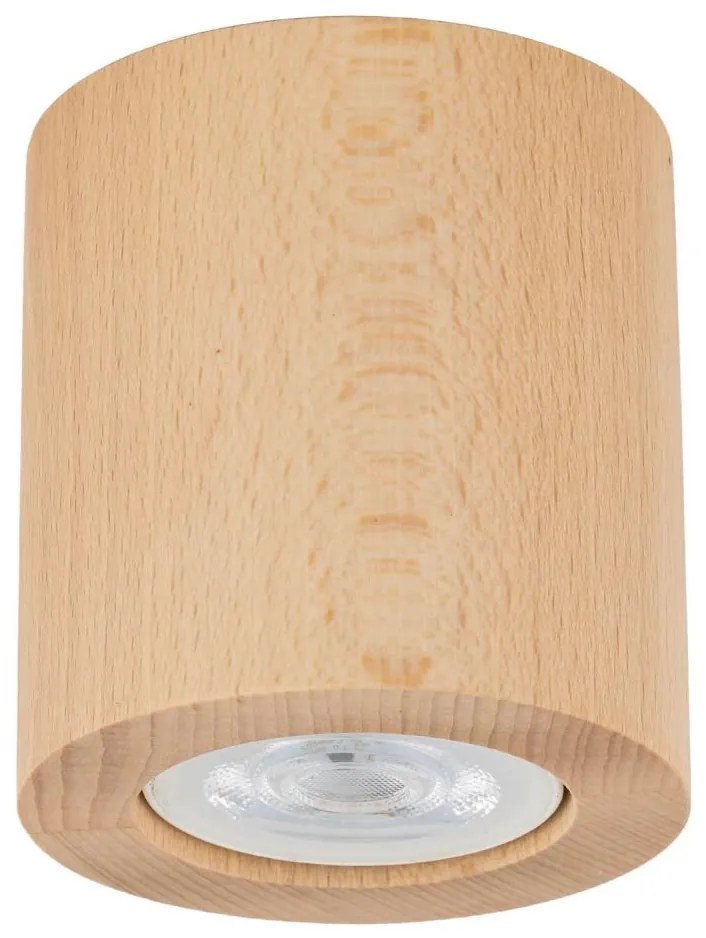 Faretto EVE 1xGU10/10W/230V faggio