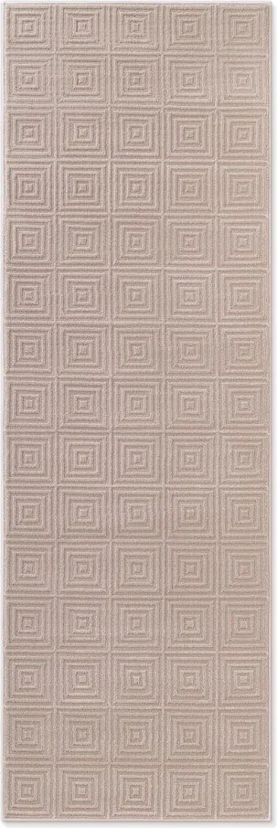 Passatoia beige 80x240 cm Perles Tourmaline – Elle Decoration