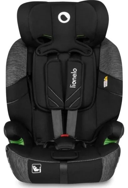 Lionelo - Seggiolino auto LEVI ONE i-Dimensioni 76-150 cm nero/grigio
