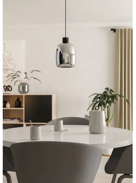 Eglo 901119 - LED RGBW Lampadario dimmerabile a sospensione con filo MOLOCHIO-Z LED/3,7W/230V nero