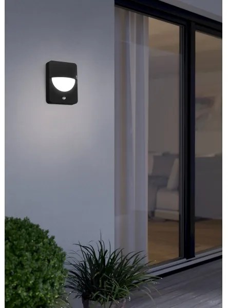 Eglo 98705 - Lampada da esterno con sensore SALVANESCO 1xE27/28W/230V IP44
