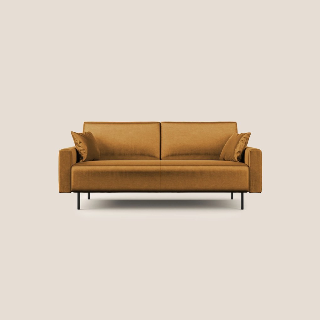 Arthur divano moderno in velluto morbido impermeabile T01
