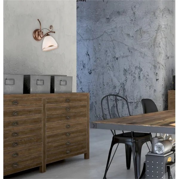 Applique RETRO II 1xE27/60W/230V patina di bronzo
