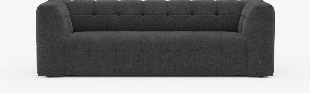 Mosaic Divano 3 e 4 posti modulare in bouclé: capitonné e design in tessuto smacchiabile T21
