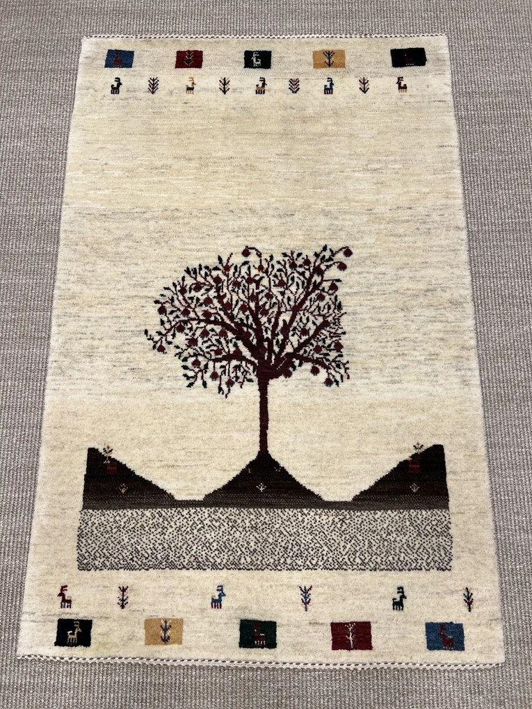 Gashguli Tappeto persiano 90 x 140 Beige (Iran) Annodato A Mano