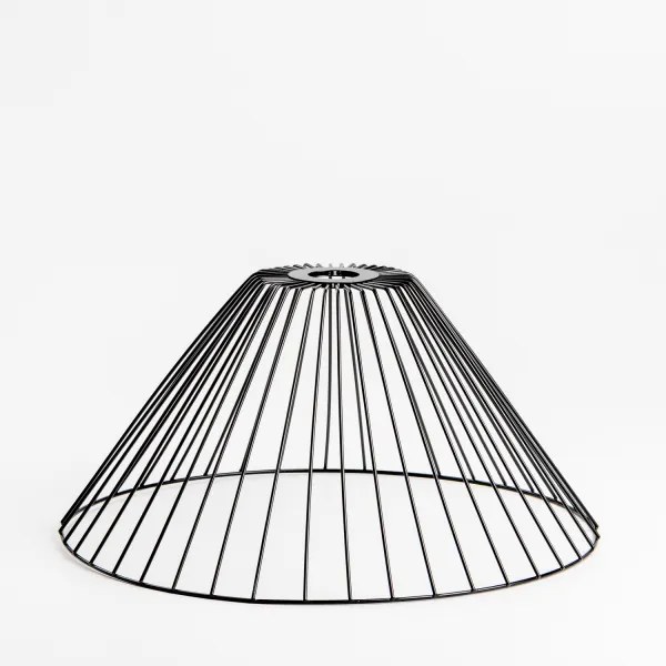 Paralume universale CURITIBA Ø 45 cm, nero