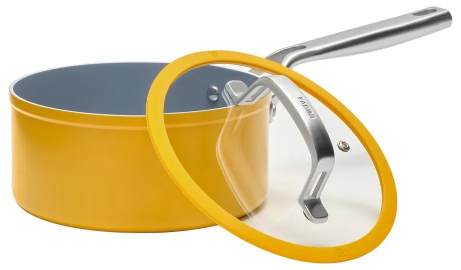 Pentola con coperchio incluso/con superficie in ceramica adatta all'induzione 2,4 l Meda 3.0 – FABINI