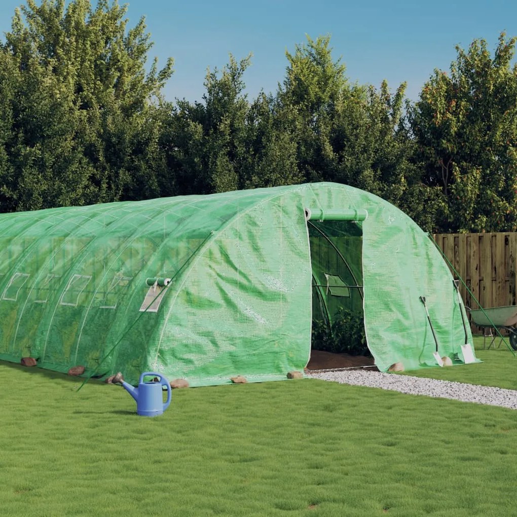 Serra Con Telaio İn Acciaio Verde 70 M² 14x5x2,3 M /