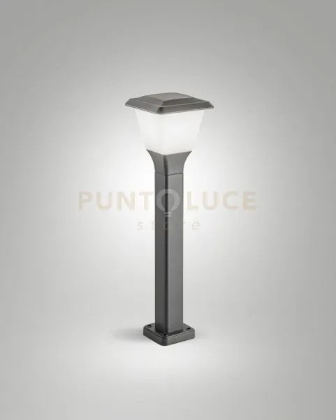 Lena paletto grigio scuro cm.60 attacco e27 ip65