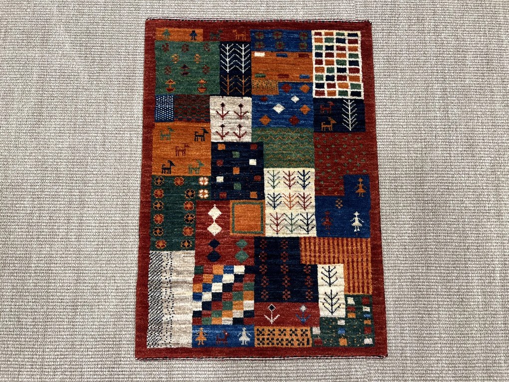 Loribaft Tappeto 80 x 60 (Iran) Annodato A Mano