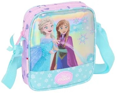 Borsa a Tracolla Frozen Cool days Violetta Blu cielo 16 x 18 x 4 cm