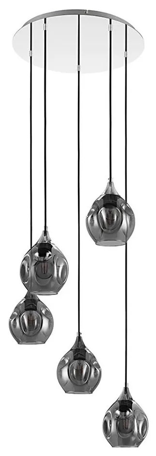 Eglo 39682 - Lampadario su filo BREGALLA 5xE27/40W/230V