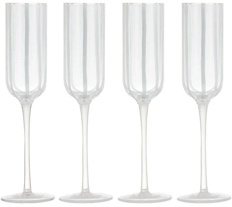Set di bicchieri da bollicine 4 pz 180 ml Stripe – Ladelle
