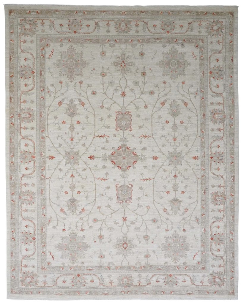 Ziegler Tappeto 250 x 310 Beige (Pakistan) Annodato A Mano