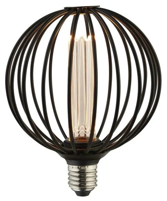 Searchlight 26004BK - Lampadina decorativa a LED GLOBE E27/4,5W/230V 2700K