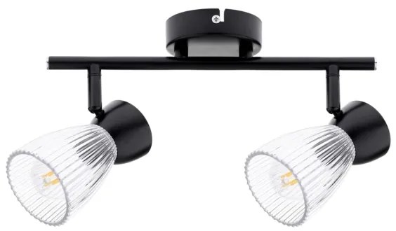 Faretto BEST 2xE14/40W/230V nero