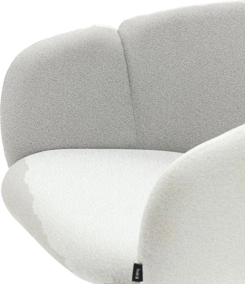 Sedia da pranzo grigio chiaro in imbottito Add – Teulat