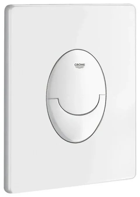 Placca Grohe modello Skate Air in ABS con doppio scarico da 3 o 6 litri