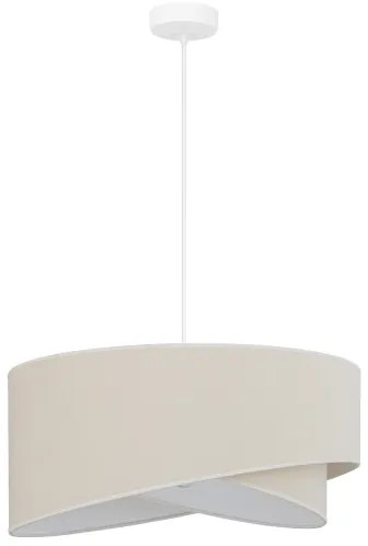 Brilagi - Lampadario LED a sospensione con filo LYRA 1xE27/15W/230V color crema/bianco