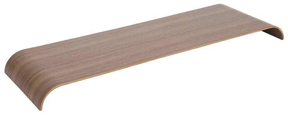 AYTM - Curva Legno Vassoio per Scaffale L81xW25,3xH5,4 Walnut AYTM