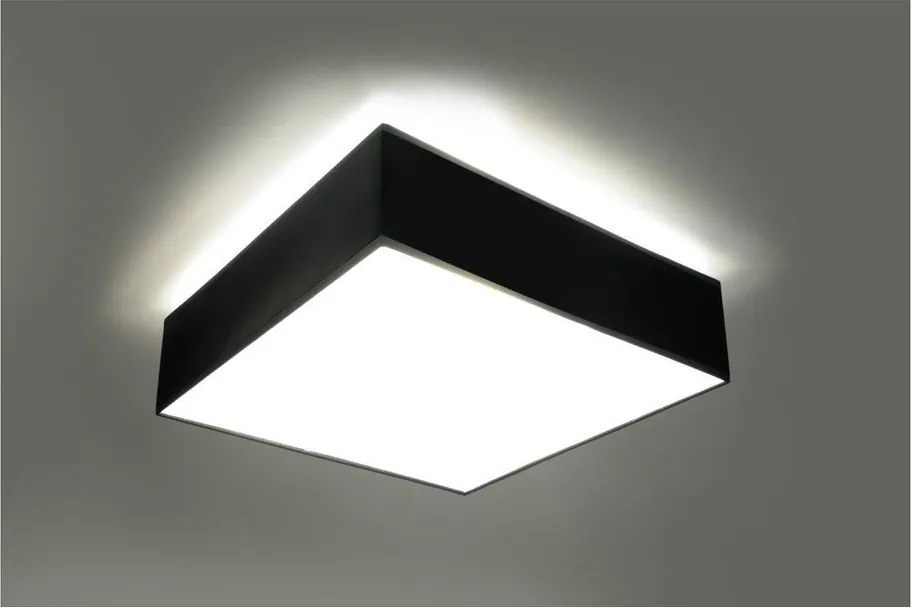 Plafoniera nera a soffitto Mitra - Sollux