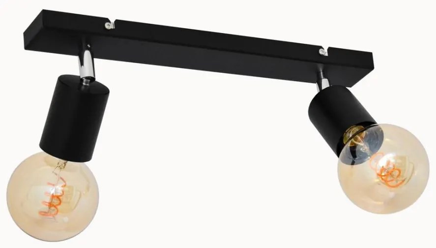 Luce Spot TUNE 2xE27/20W/230V nero