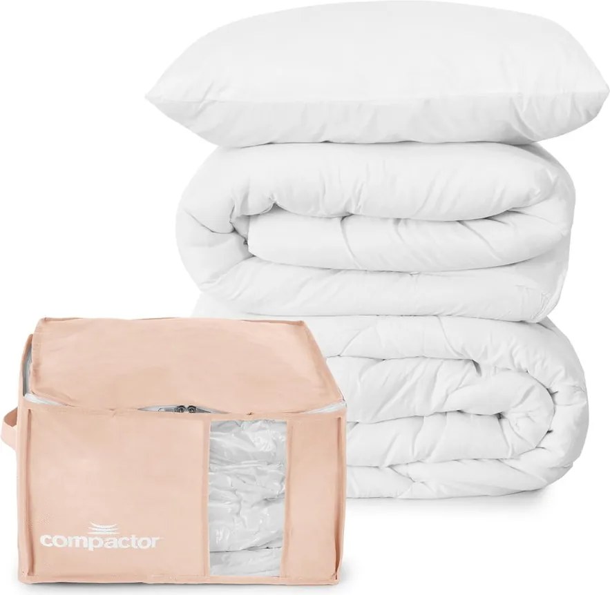 Organizer per vestiti sottovuoto in plastica 42x40x25 cm Pink Edition – Compactor