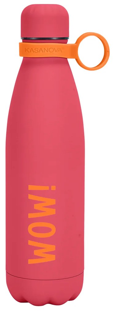 Bottiglia termica 500 ml Wow fucsia