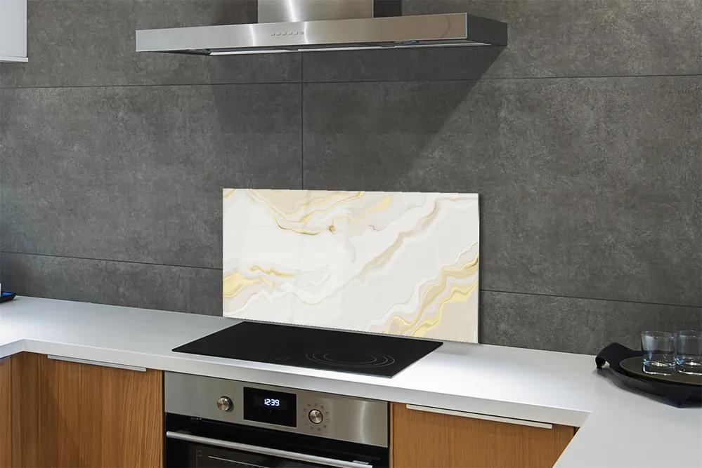 Pannello paraschizzi cucina Macchie di pietra di marmo 100x50 cm