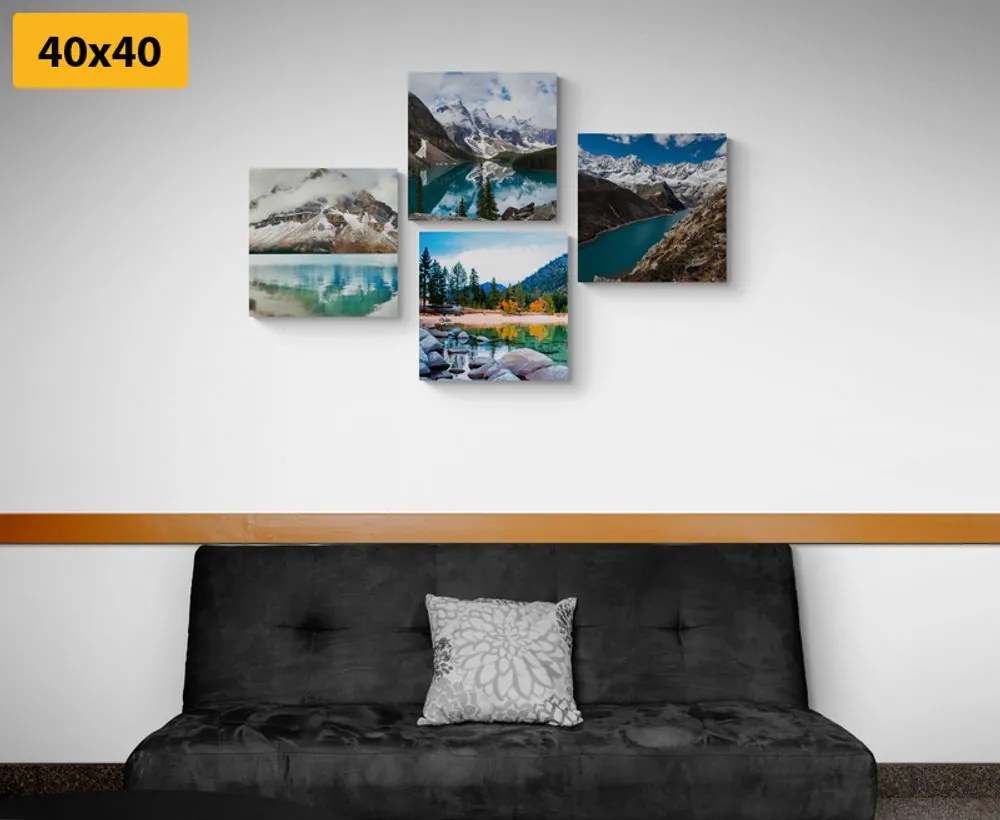 Set di quadri – Paesaggi montani affascinanti
