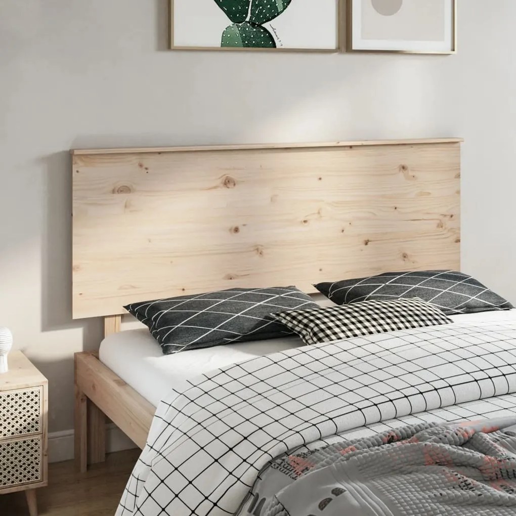 Testiera Per Letto 164x6x82,5 Cm Legno Massello Di Pino /