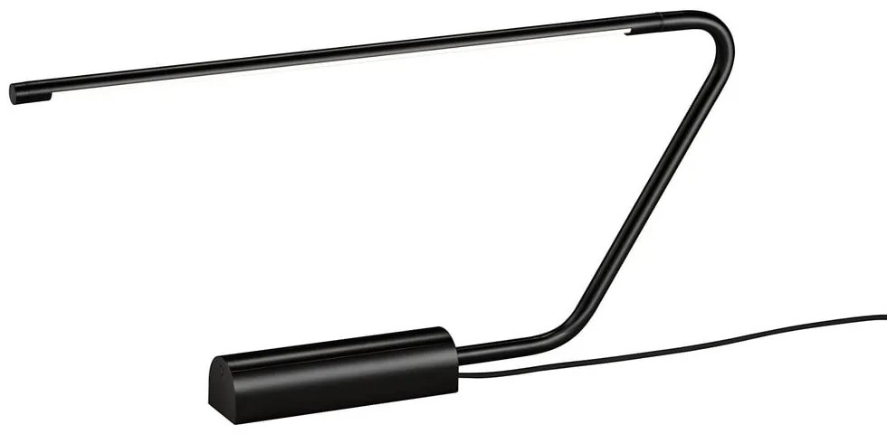 Lampada da tavolo LED nera (altezza totale 33 cm) Olea – Trio Select