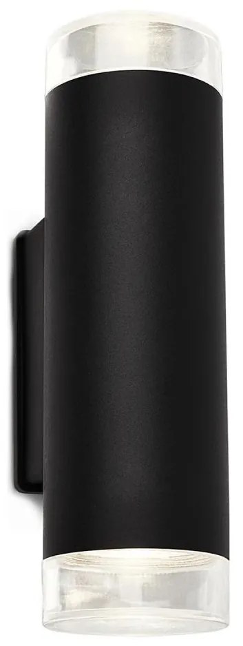 Brilo - Applique a LED da esterno 2xGU10/4,7W/230V IP44 4000K nero