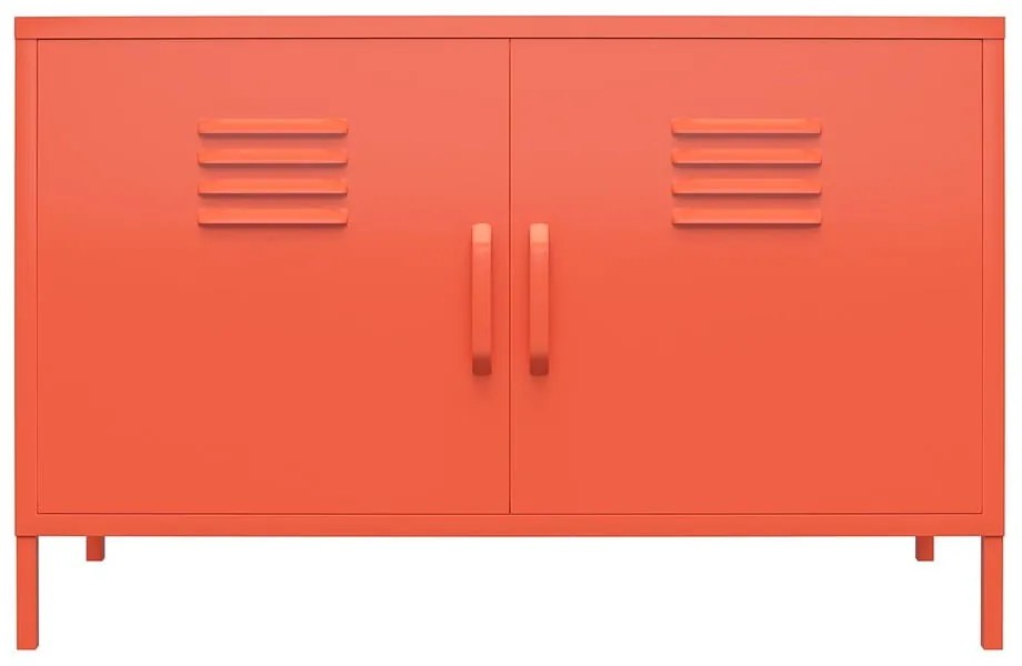 Armadietto in metallo arancione , 100 x 64 cm Cache - Novogratz