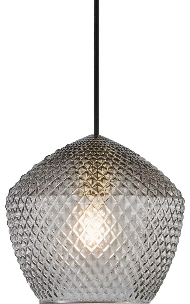 Nordlux - Lampadario a sospensione con filo ORBIFORM 1xE27/40W/230V nero/grigio