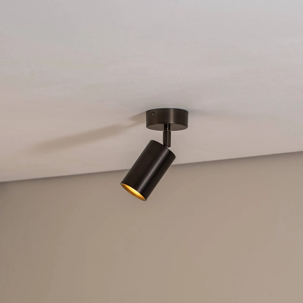 Argon Faretto da soffitto Sado, a 1 luce, antracite, acciaio, orientabile