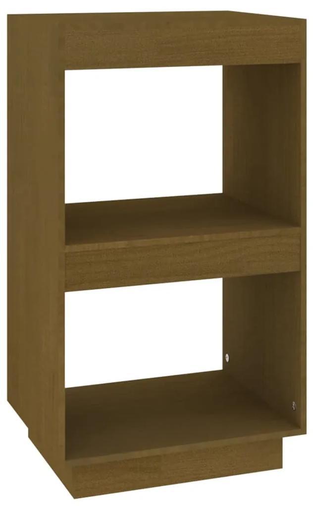 Libreria marrone miele 40x35x71 cm in legno massello di pino