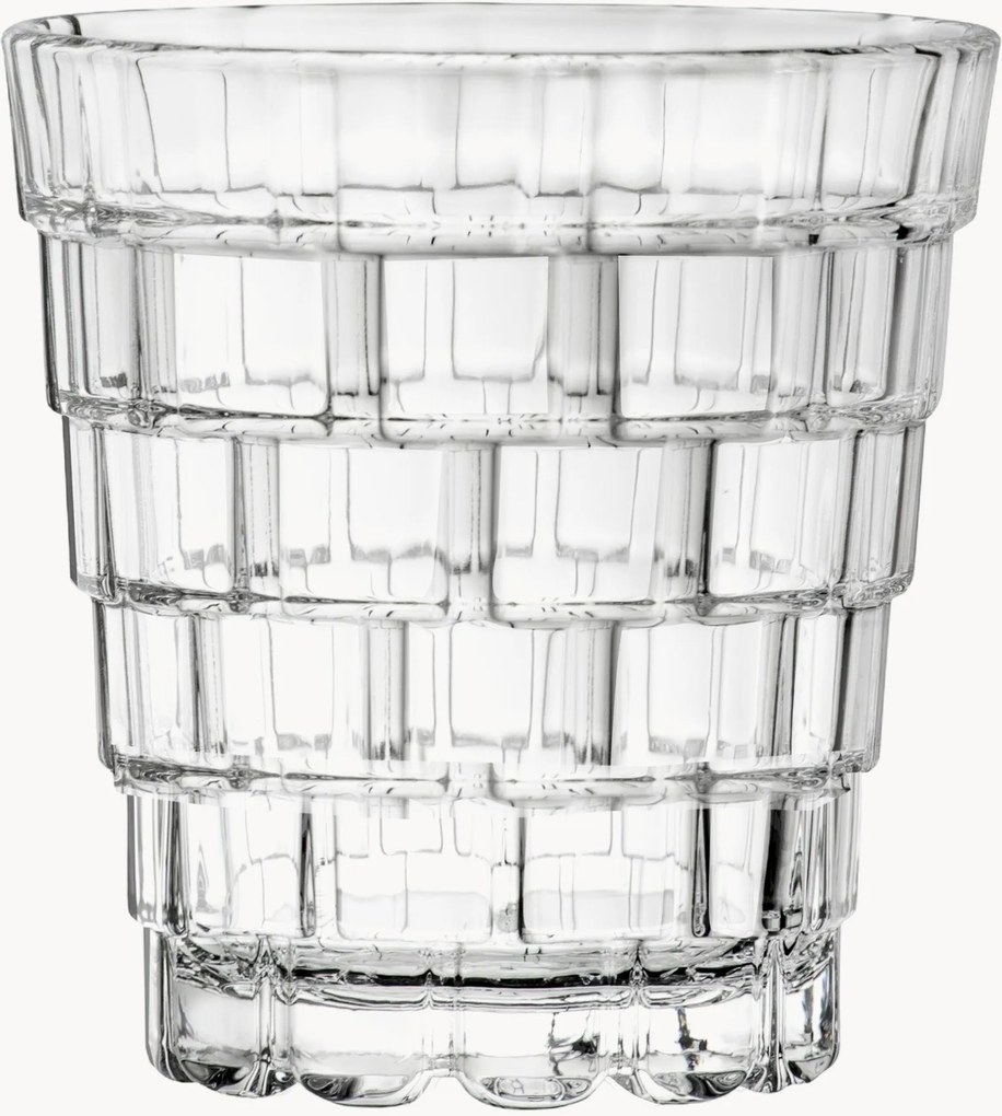 Set di 6 bicchieri in cristallo Stack