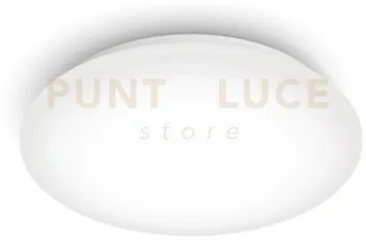Plafoniera philips moire bianca alluminio 25cm 4000k