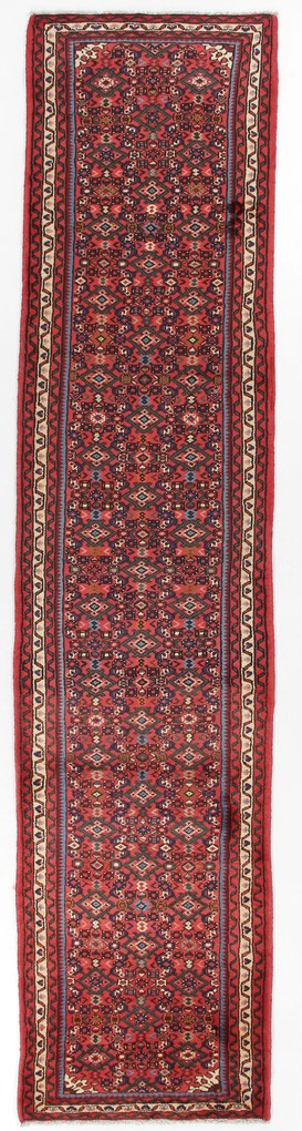 Hamedan Tappeto 400 x 90 (Iran) Annodato A Mano