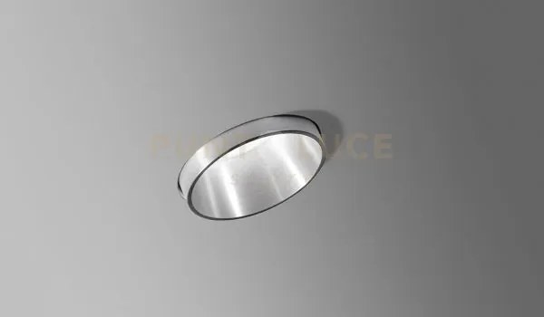 Thessaly faretto incasso 1 luce colore acciaio spazzolato attacco g...