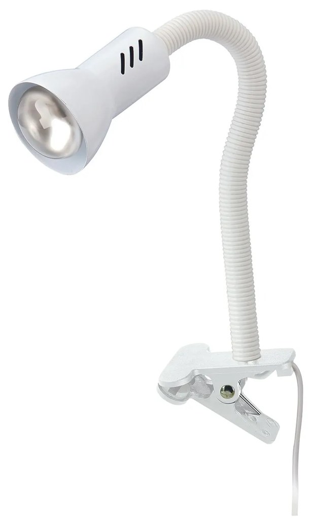 Lampada Da Tavolo Nordico Trap Metallo Bianco 1 Luce E14