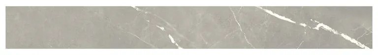 Piastrella battiscopa Ceppo in ceramica grigio L 60 x H 8 cm
