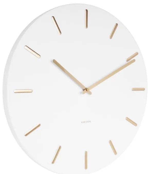 Orologio da parete bianco Charm - Karlsson