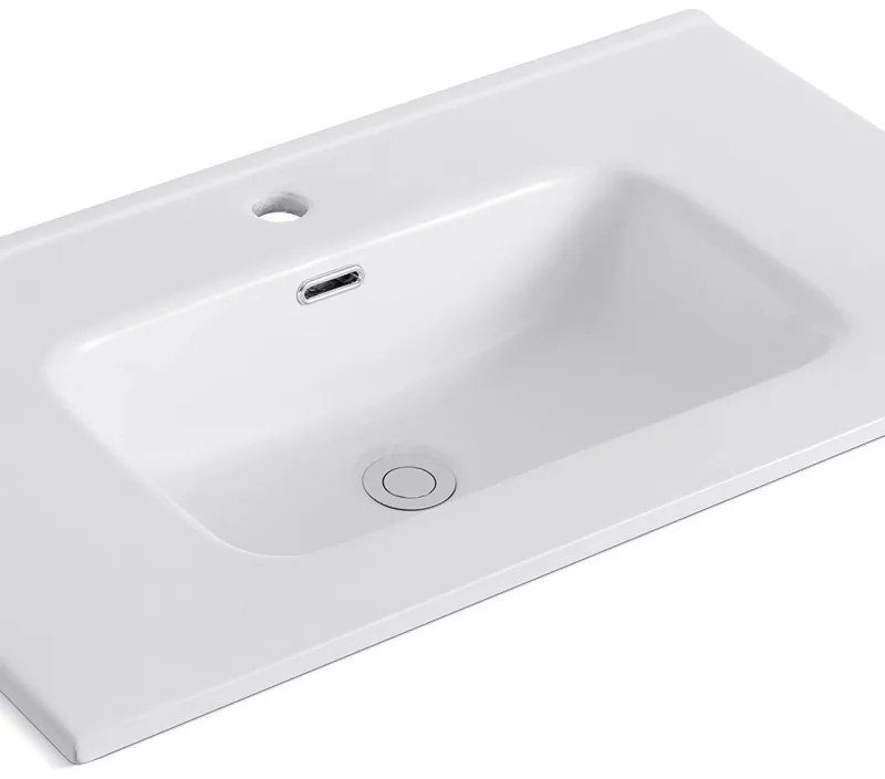 Kamalu - Lavabo da incasso 81cm per mobile | Litos-K7080