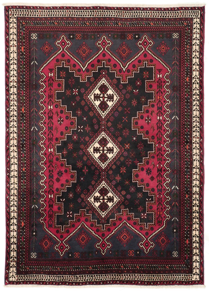 Afshar Tappeto persiano 160 x 240 (Iran) Annodato A Mano