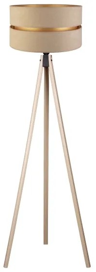 Duolla - Lampada con piedistallo DUO 1xE27/60W/230V diametro 44 cm beige